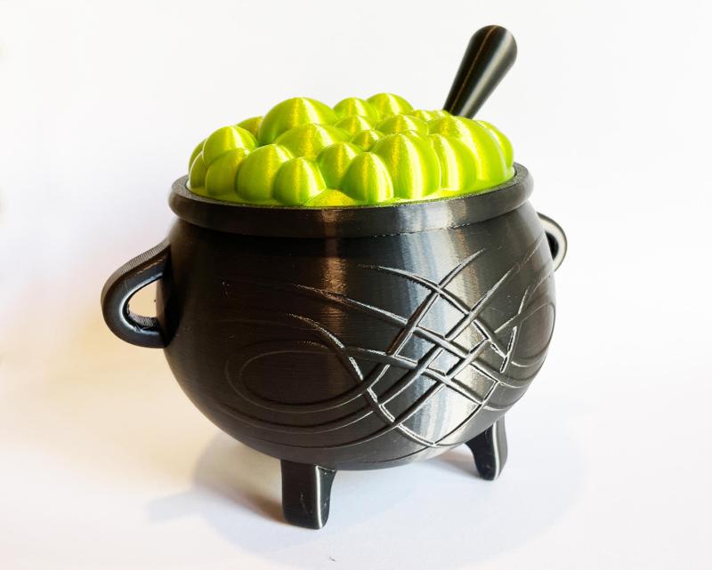 Halloween Witch Cauldron Candy Bucket
