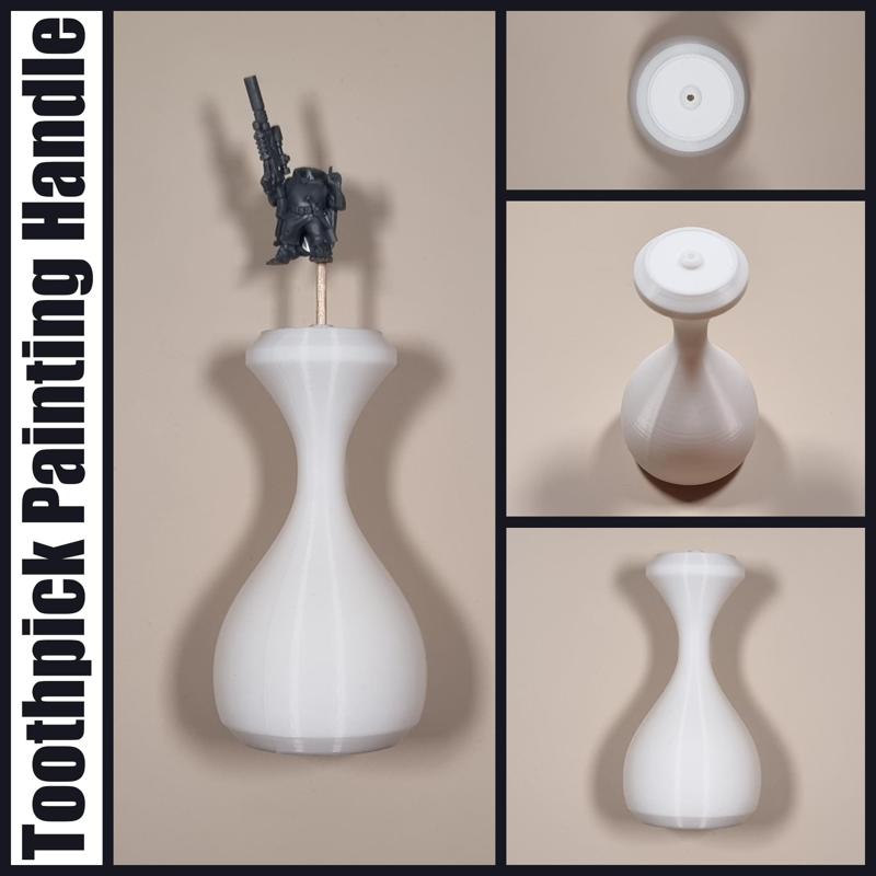 Toothpick Painting Ergonomic Grip Painting Handle