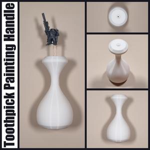 Toothpick Painting Ergonomic Grip Painting Handle