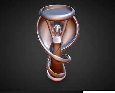 raise youre hands angel candle holder