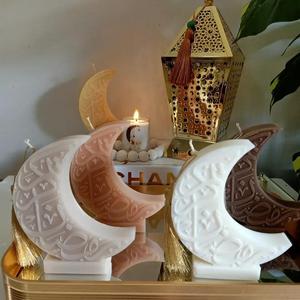 Ramadan half moon candle