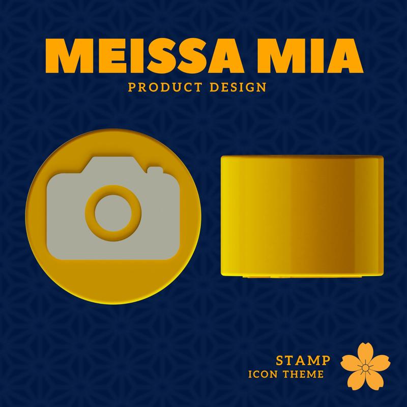 Vintage Camera Stamp – Digital 3D Print File for Memory Makers & Stationerycore Fans