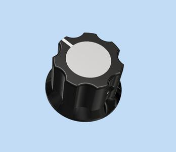 Model - Control Rotary Knob #2 (6mm shaft)