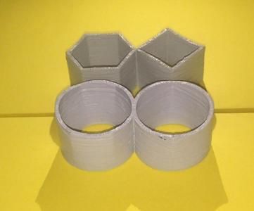 Ambiguous Cylinder Illusion - Hexagon and Square