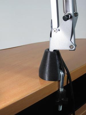 Architect arm desk lamp base support and cable plug replacements