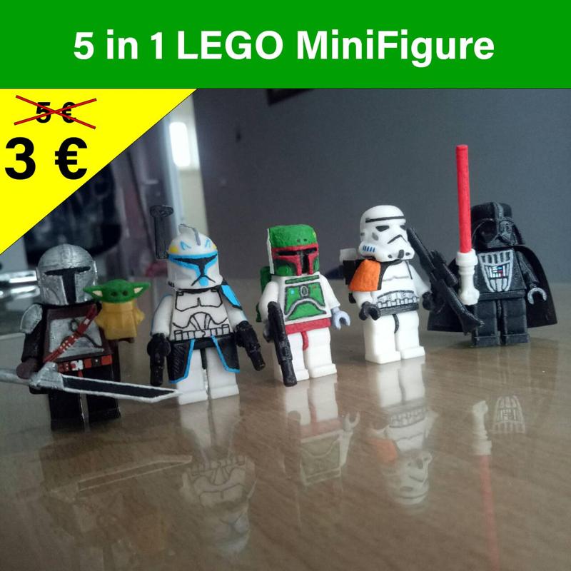 5 in 1 Star Wars Minifigure