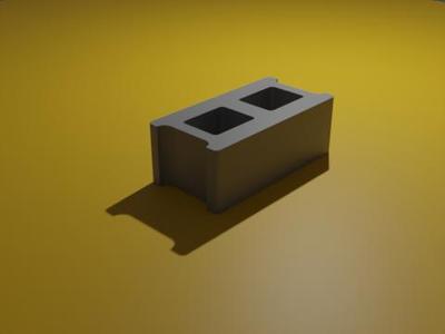 CONCRETE BLOCK BRICK 40X20X20