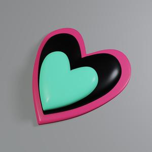 FIZZAROLLI HELLUVA BOSS ACCESSORY heart ON THE HAT COSPLAY