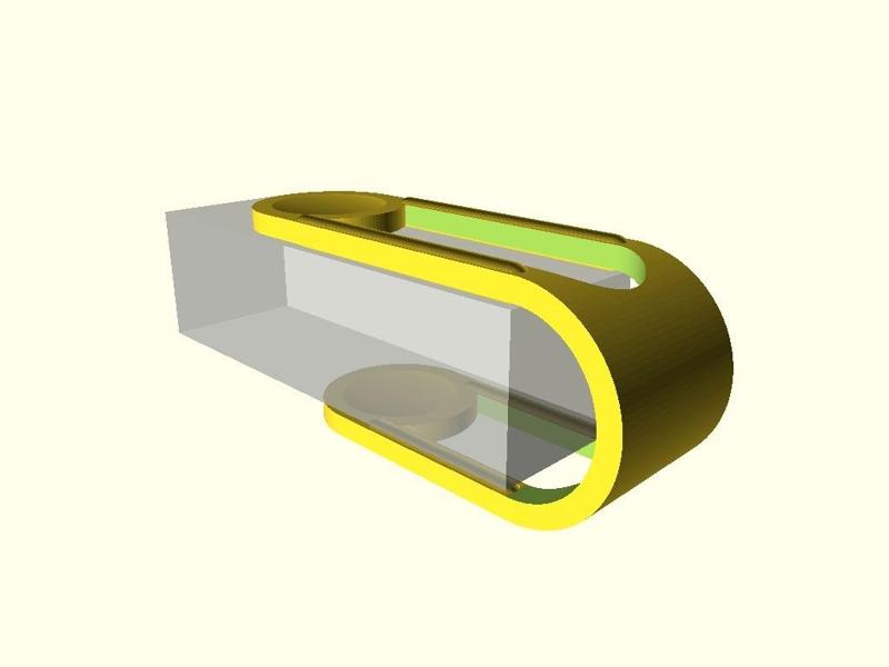 customizable parametric tablecloth clamp V3