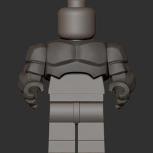 Minifig midfig arms (Torso is not included)