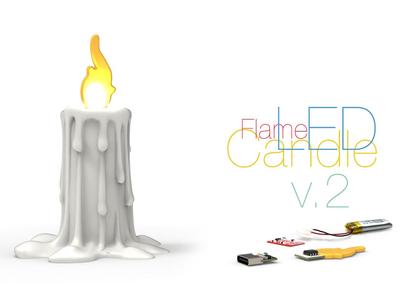 LED Candle Flame v.2