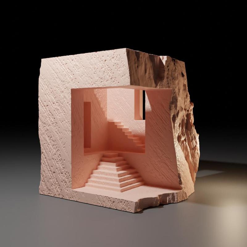 Petra Sculpture Lamp : Pi