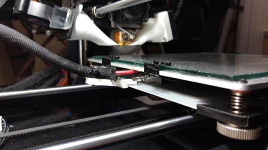 Bed cable strain relief Wanhao i3 v2