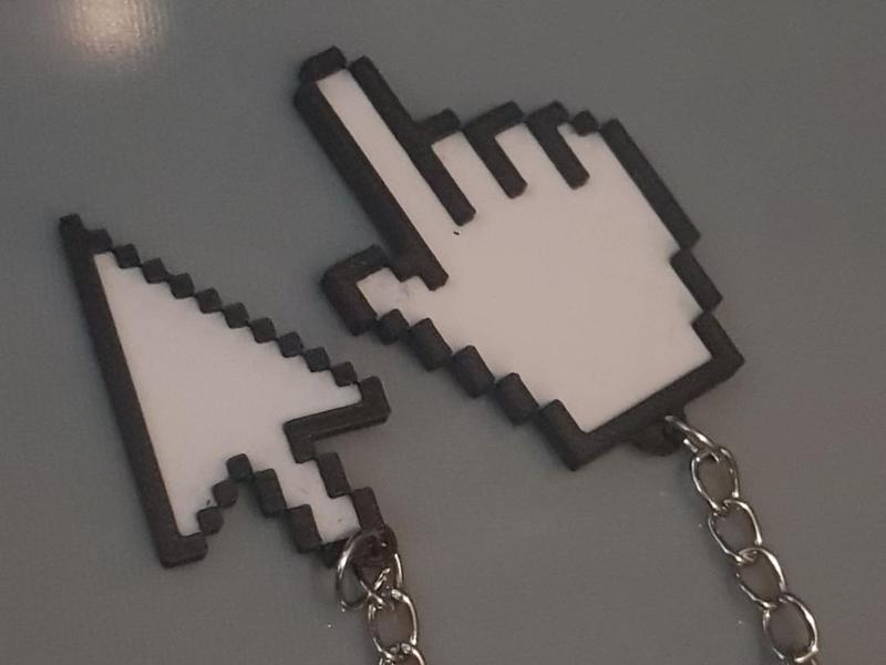 Mouse Cursor Keychains