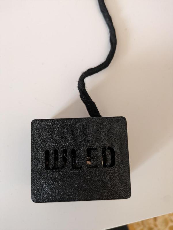 Wled esp case with barrel plug