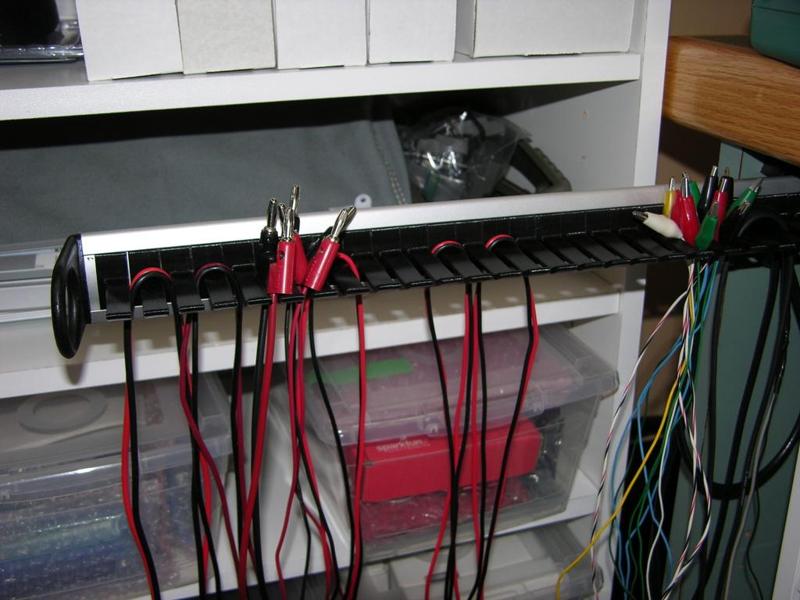 Sliding Test Lead / Cable Rack