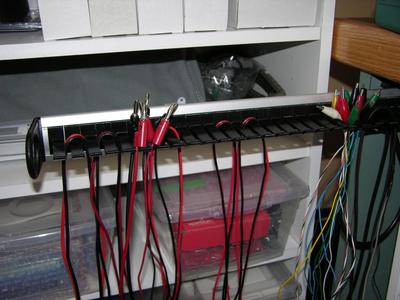 Sliding Test Lead / Cable Rack