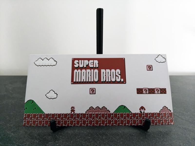 Hueforge Super Mario Bros Level 1 Nintendo