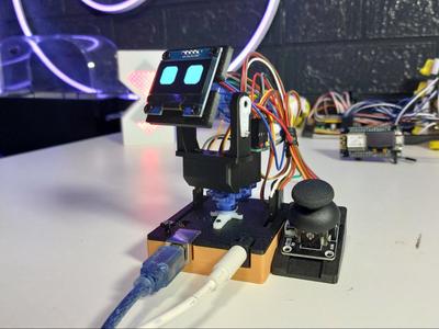 smarter offline robot with OLED face, dance 