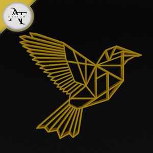 Bird - Geometric - 2D Wall Art Decor