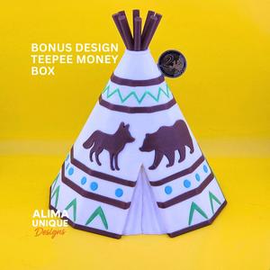 BONUS DESIGN: Teepee Money Box