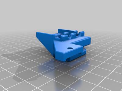 Ender 5 Plus - Extruder Strain Relief - WITH Vertical Extension