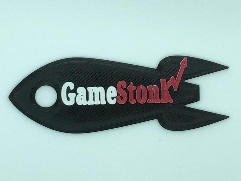 GameStop GameStonk Don't Stop Keychain