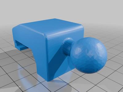 4th Gen Tacoma Vent Phone Holder - 17 mm Ball