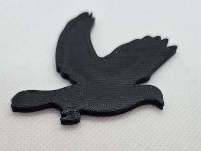 Dove Silhouette - 8 minute test print