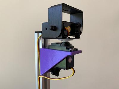 V-Slot extrusion servo mount