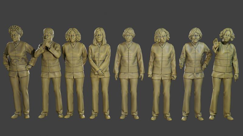 Female Security reflective vest FSRV Pack 1