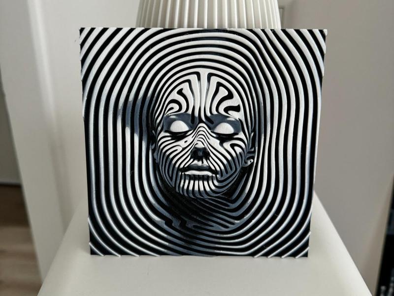 Hueforge Op Art Woman