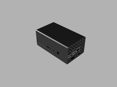 Raspberry Pi 4B Case with Noctua NF-A4x20 5V Fan