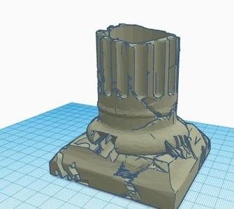ANCIENT COLUMN pen holder - portapenne   COLONNA ANTICA miniature gioco