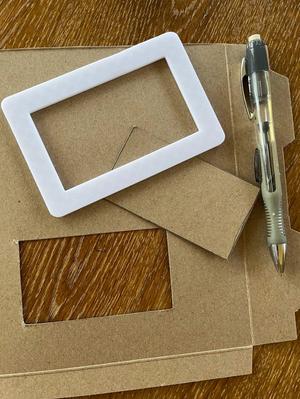 Business Card Cutout Template