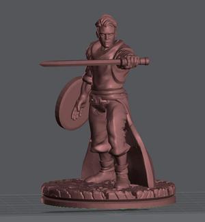 fighting figurine