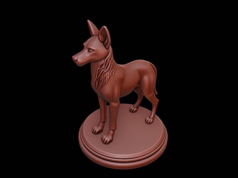 Jackal Animal Figure Printable