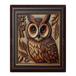 Owl animal wall art relief wall decor