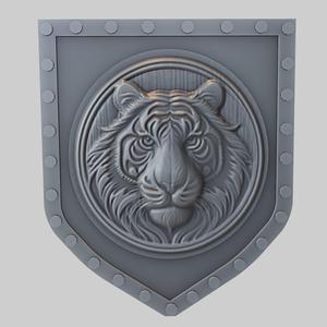 Tiger Animal Wall Tiger Animal Bust for CNC Router Laser & 3D Printer