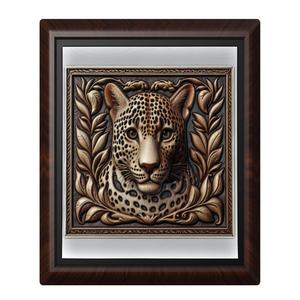Leopard animal wall art relief wall decor