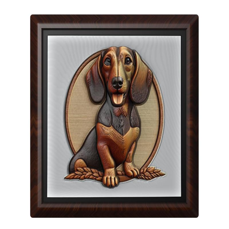 Dog Dachshund animal wall art relief wall decor