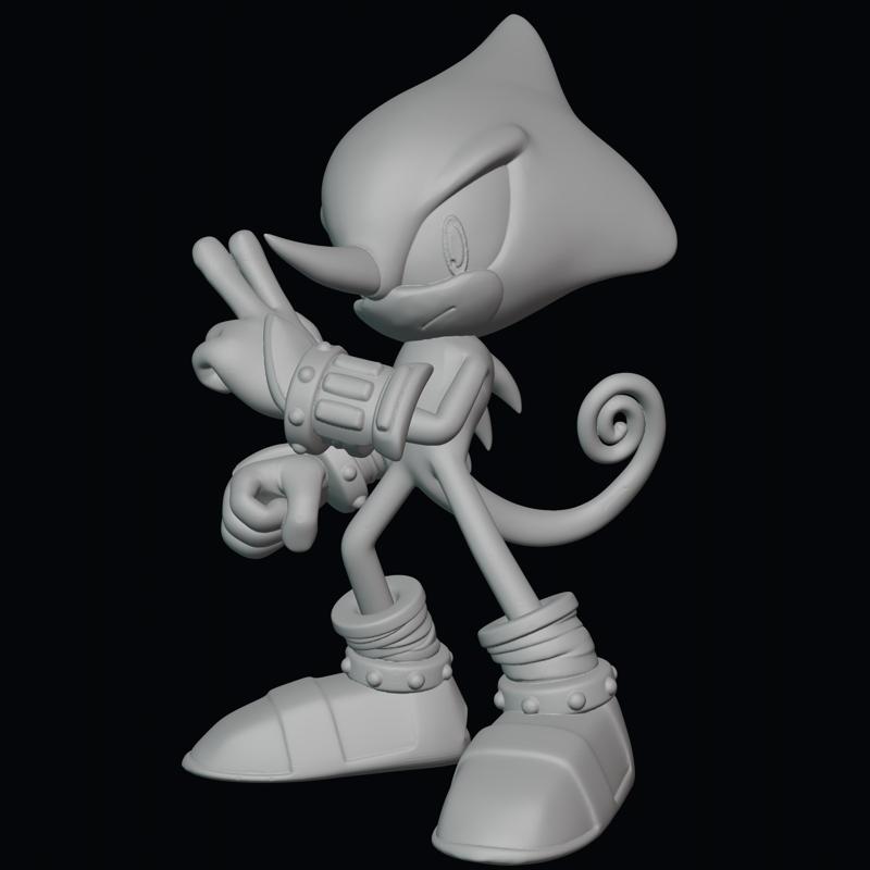 Espio the Chameleon Sonic Figure