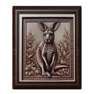 Kangaroo animal wall art relief wall decor