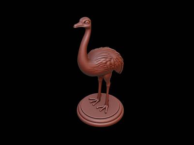 Emu Animal Figure Printable