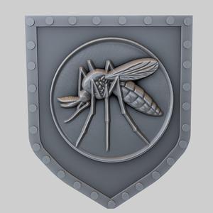 Mosquito Animal Wall Mosquito Animal Bust for CNC Router Laser & 3D Printer