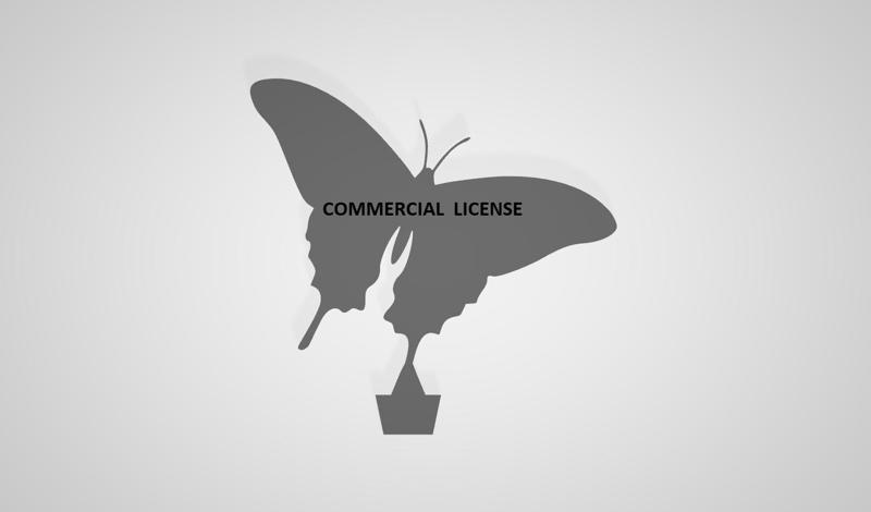 COMMERCIAL LICENSE / BUTTERFLY / ANIMAL / CANDLE / CANDLE / CANDLE HOLDER / GIFT / VASE / STAND / DECORATION / SHADOW / FIGURE / WITHOUT STANDS / HOME