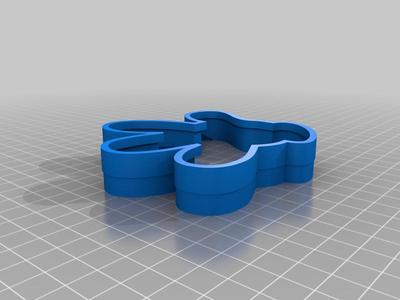 Mickey Mouse Glove Cookie Cutter 
