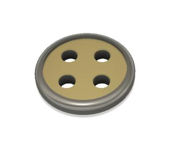 Shirt Buttons - One of a Dozen Flat Buttons