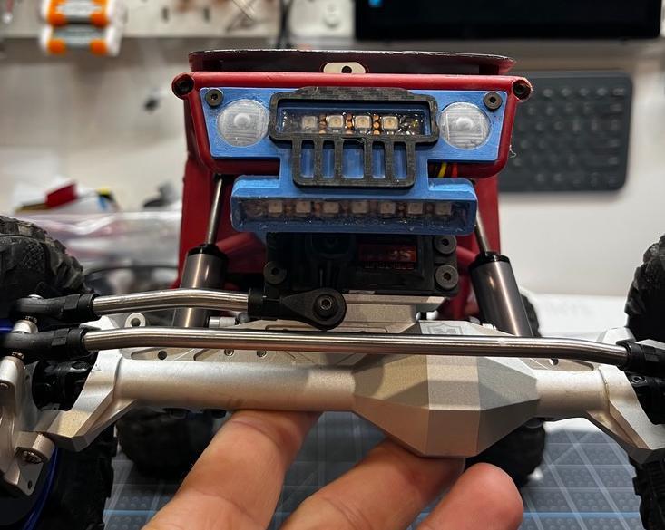 Axial Capra 1.9 Front Grill for NeoPixel LEDs