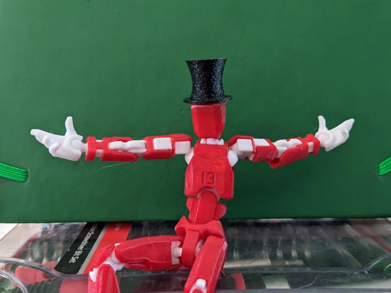 Lucky 13 Dummy Christmas Top Hat